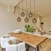 hanglamp_alvaro_lichts_an_4.webp Fashion Straluma Hanglamp Alvaro 5-lichts antiek brons