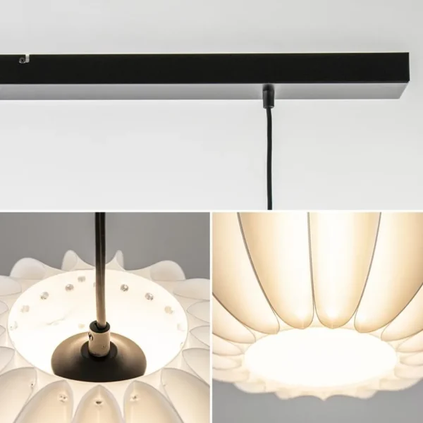 hanglamp_arena_l_op_balk__3.webp Best Sale Straluma Hanglamp Arena 3L op balk zwart/kap wit