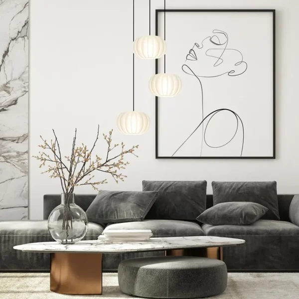 hanglamp_arena_l_rond_zwa_4.webp Sale Straluma Hanglamp Arena 3L rond zwart/kap wit
