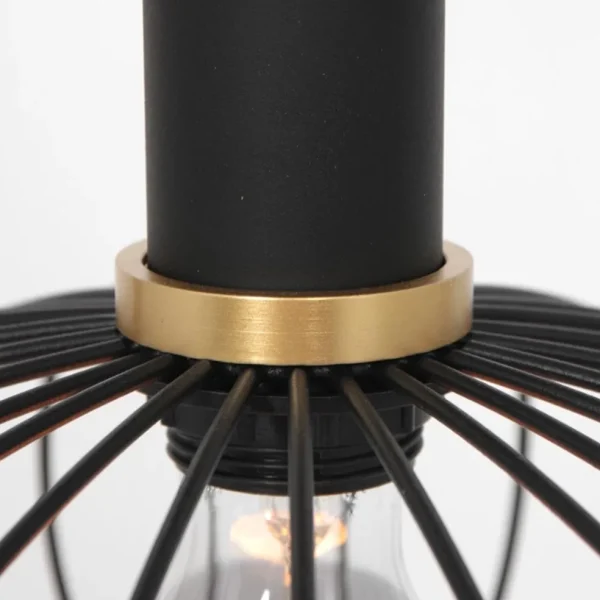 hanglamp_aureole_ovaal_zw_2.webp Online Straluma Hanglamp Aureole ovaal zwart