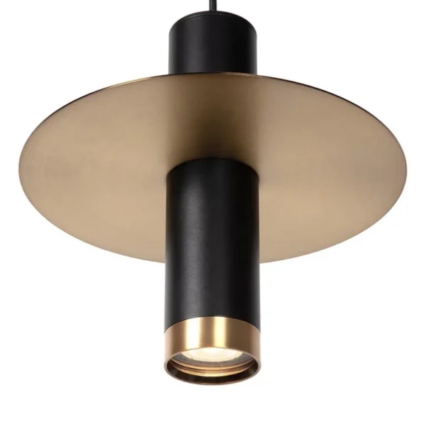 hanglamp_badkamer_zwart_m_0.webp Cheap Straluma Hanglamp badkamer zwart met brons IP44