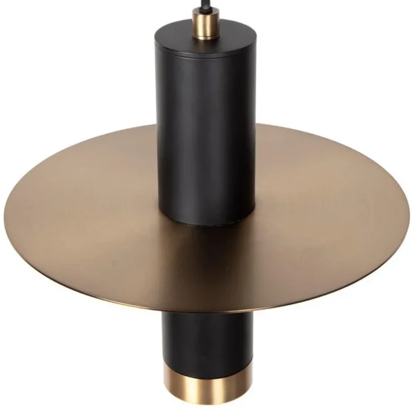 hanglamp_badkamer_zwart_m_2.webp Cheap Straluma Hanglamp badkamer zwart met brons IP44