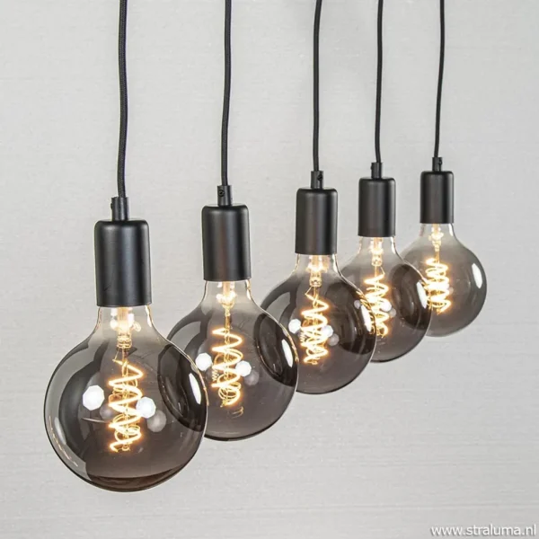 hanglamp_balk_cm__x_pende_1.webp Online Straluma Hanglamp balk 110cm + 5x pendel zwart