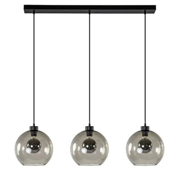 hanglamp_balk_l_smoke_bol_0.webp Cheap Straluma Hanglamp balk 3L smoke bolglas