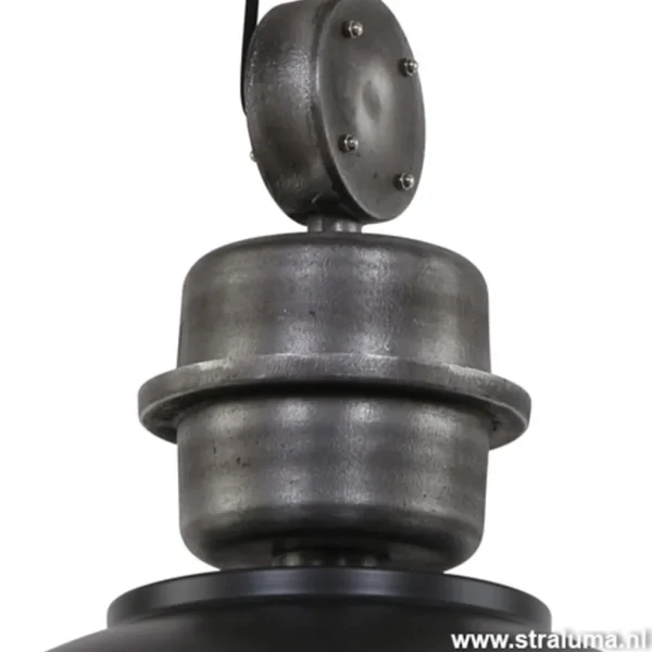 hanglamp_bikkel__zwart_in_2.webp Best Sale Straluma Hanglamp Bikkel 52 zwart industrieel