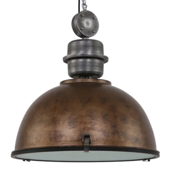 Discount Straluma Hanglamp Bikkel 52cm brons/staal