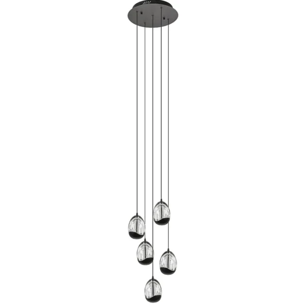 hanglamp_black_egg_l_rond_0.webp Cheap Straluma Hanglamp Black Egg 5L rond zwart/helder