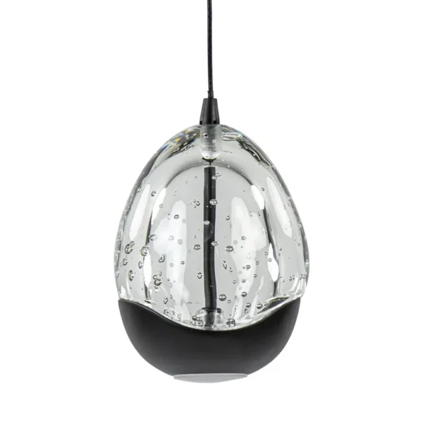 Cheap Straluma Hanglamp Black Egg 1L zwart/helder glas