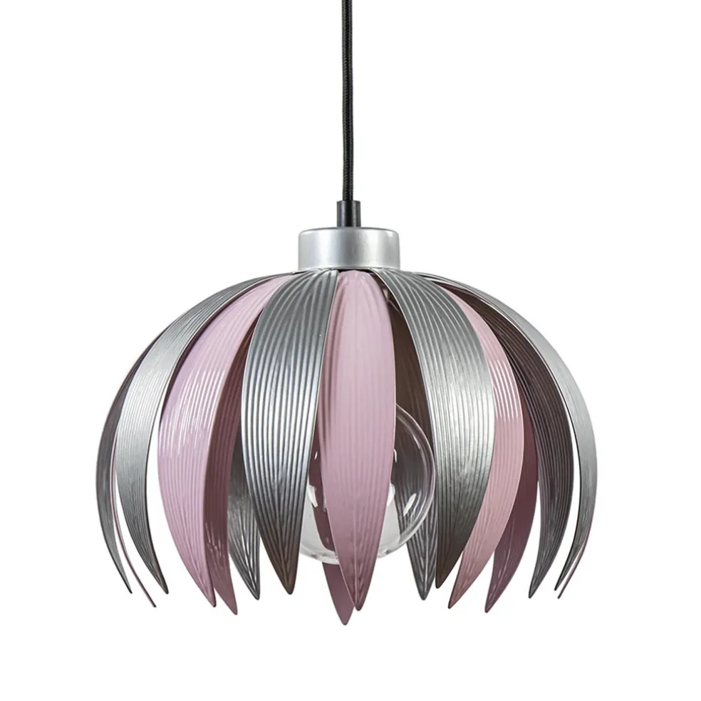 hanglamp_bloem_kinderkame_0.webp Cheap Straluma Hanglamp bloem kinderkamer grijs/roze