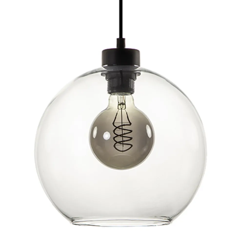 hanglamp_bol_helder_glas__0.webp Flash Sale Straluma Hanglamp bol helder glas 25cm