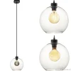 hanglamp_bol_helder_glas__2.webp Flash Sale Straluma Hanglamp bol helder glas 25cm