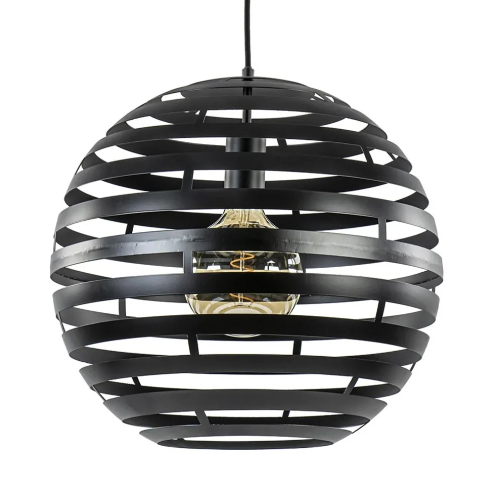 hanglamp_bol_zwart_cm_0.webp Cheap Straluma Hanglamp bol zwart 40cm