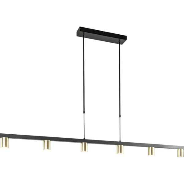 hanglamp_bounce_l_cm_zwar_1-1.webp Online Straluma Hanglamp Bounce 6L 160cm zwart/goud