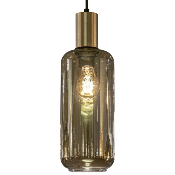 hanglamp_bounty_l_rond_zw_2.webp Sale Straluma Hanglamp Bounty 5L rond zwart/matgoud