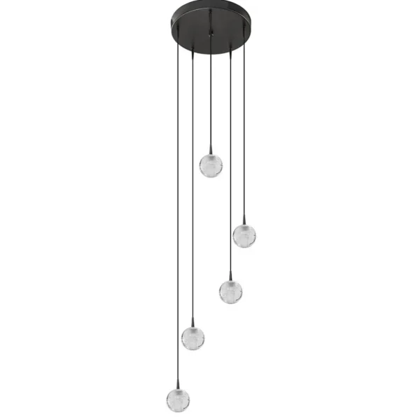 hanglamp_bubbles_l_rond_z_0.webp Shop Straluma Hanglamp Bubbles 5L rond zwart/helder dtw