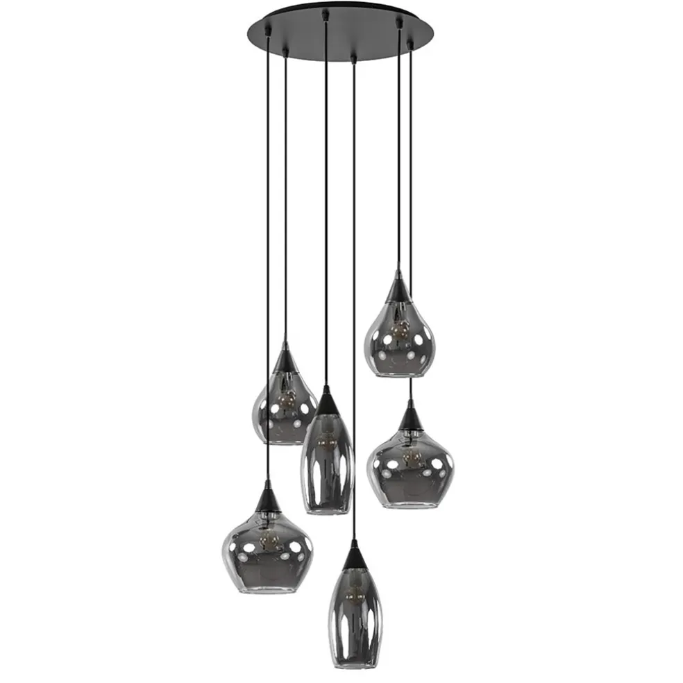 hanglamp_cambio_l_zwart___0.webp Sale Straluma Hanglamp Cambio 6L zwart + smoke glas mix