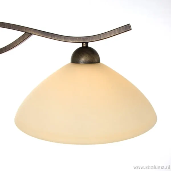 New Straluma Hanglamp Capri brons/Glas