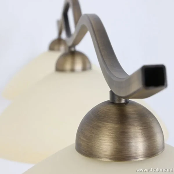 New Straluma Hanglamp Capri brons/Glas