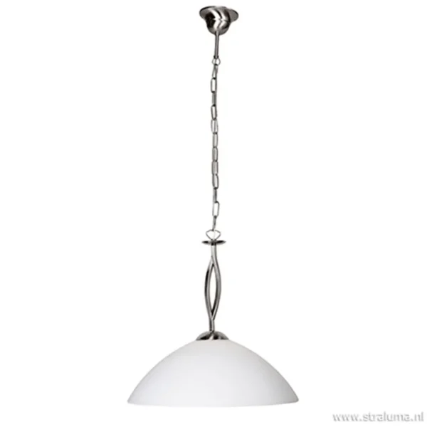 Discount Straluma Hanglamp Capri staal/glas woonkamer