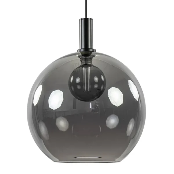 hanglamp_chandra_l_zwart__0.webp Discount Straluma Hanglamp Chandra 1L zwart + glas 40cm