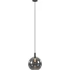 hanglamp_chandra_l_zwart__1.webp Discount Straluma Hanglamp Chandra 1L zwart + glas 40cm
