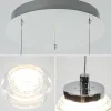 Fashion Straluma Hanglamp chroom/helder glas 3-lichts
