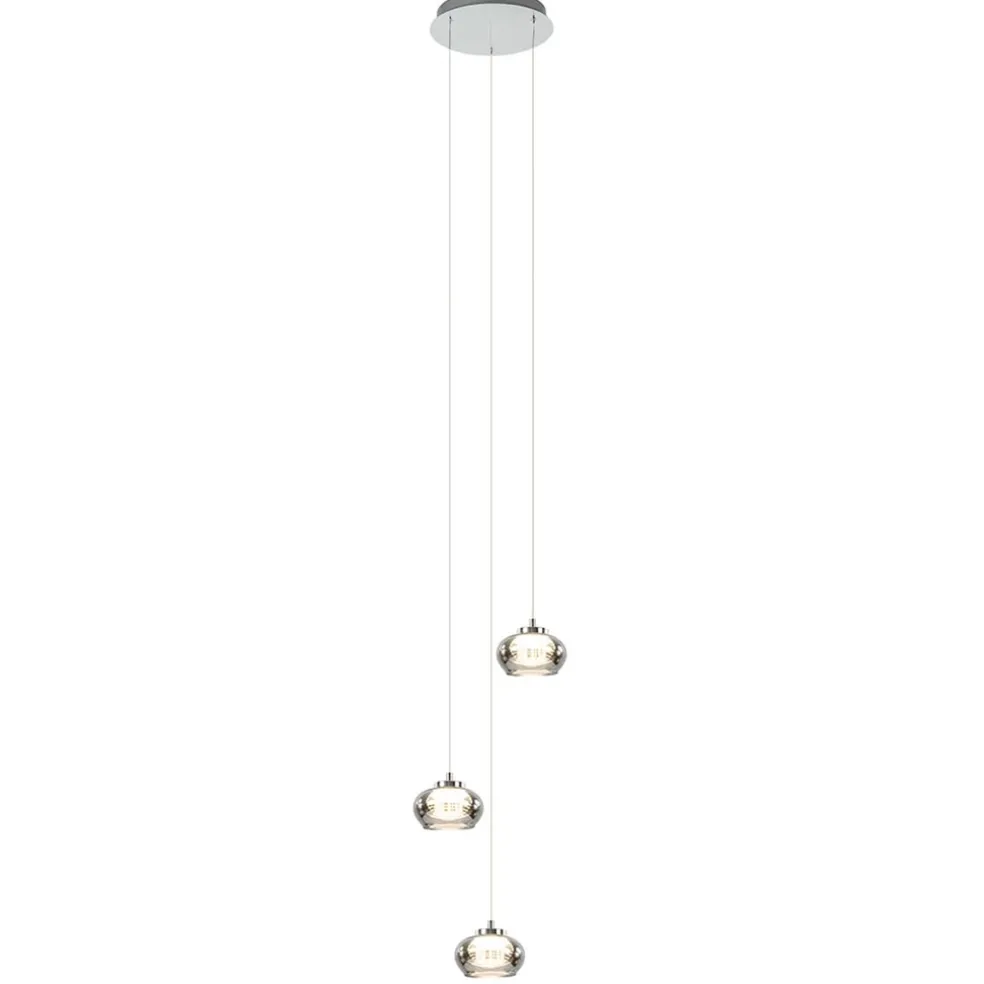 hanglamp_chroomsmoke_glas_0.webp New Straluma Hanglamp chroom/smoke glas 3-lichts