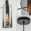 Outlet Straluma Hanglamp cilinder zwart met smoke glas