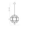 Best Sale Straluma Hanglamp Dodeca 50 zwart