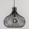 Discount Straluma Hanglamp draad zwart groot 48cm