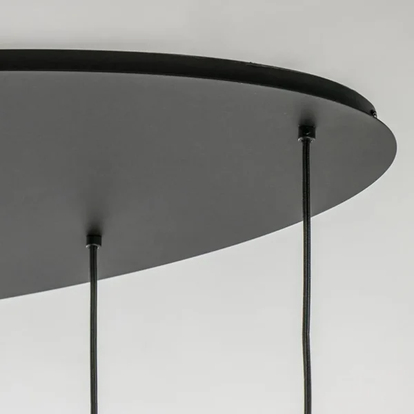 Outlet Straluma Hanglamp Fantasy Globe 8L zwart+smoke