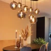 Outlet Straluma Hanglamp Fantasy Globe 8L zwart+smoke