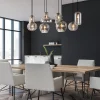 Sale Straluma Hanglamp Fantasy 8L zwart + smoke glas mix