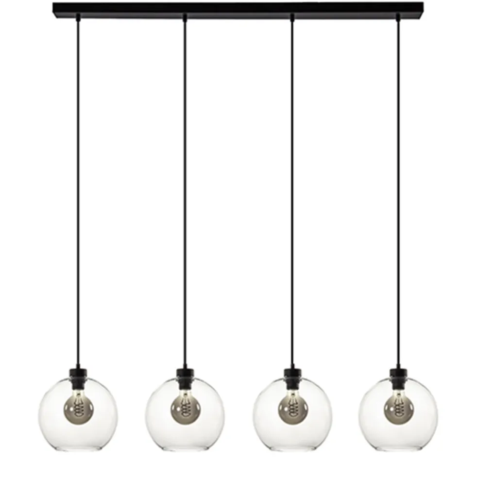 hanglamp_glazen_bol_l_mod_0.webp Sale Straluma Hanglamp glazen bol 4-l modern clear