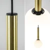 hanglamp_globe_l_rond_zwa_2.webp Clearance Straluma Hanglamp Globe 3L rond zwart/goud/wit
