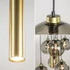 Discount Straluma Hanglamp Globe 8L 6x glas/2xbuis goud