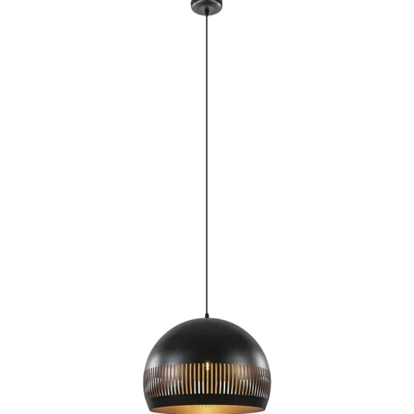 hanglamp_globo_cm_zwartgo_1.webp New Straluma Hanglamp Globo 50cm zwart/goud