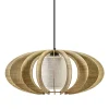 hanglamp_houten_lamellen__0.webp Discount Straluma Hanglamp houten lamellen + kap 50cm