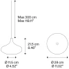hanglamp_italiaans_design_1.webp Outlet Straluma Hanglamp Italiaans design retro smoke glas inclusief LED