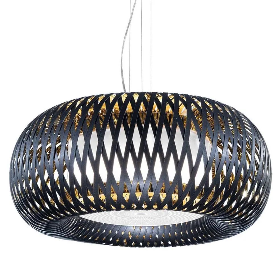 hanglamp_kalatos_zwartgou_0.webp Online Straluma Hanglamp Kalatos zwart/goud 63cm
