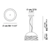 hanglamp_kelly_dome_zwart_1.webp Hot Straluma Hanglamp Kelly Dome zwart 60cm