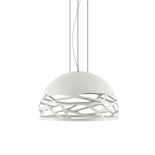 Cheap Straluma Hanglamp Kelly koepel 50cm wit