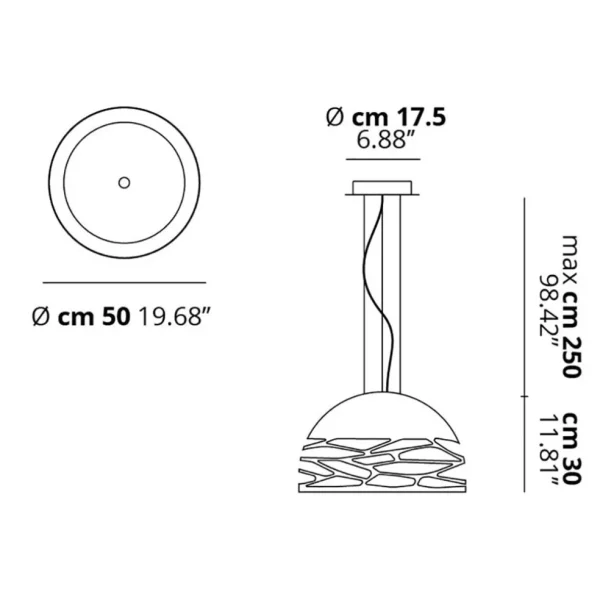 Cheap Straluma Hanglamp Kelly koepel 50cm wit