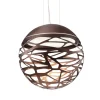 hanglamp_kelly_sphere_bro_0.webp Clearance Straluma Hanglamp Kelly Sphere brons 40cm