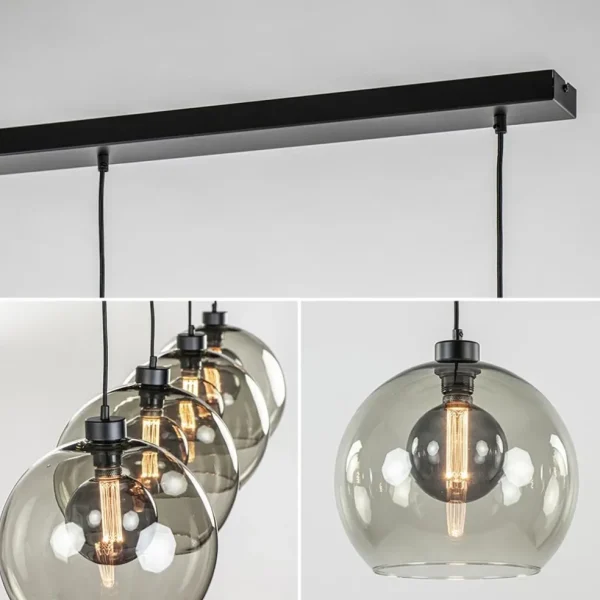hanglamp_l_balk_zwart__sm_2.webp Online Straluma Hanglamp 4L balk zwart + smoke glas 30cm