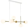 hanglamp_l_brass_met_opaa_1.webp Store Straluma Hanglamp 6L brass met opaal bolglas