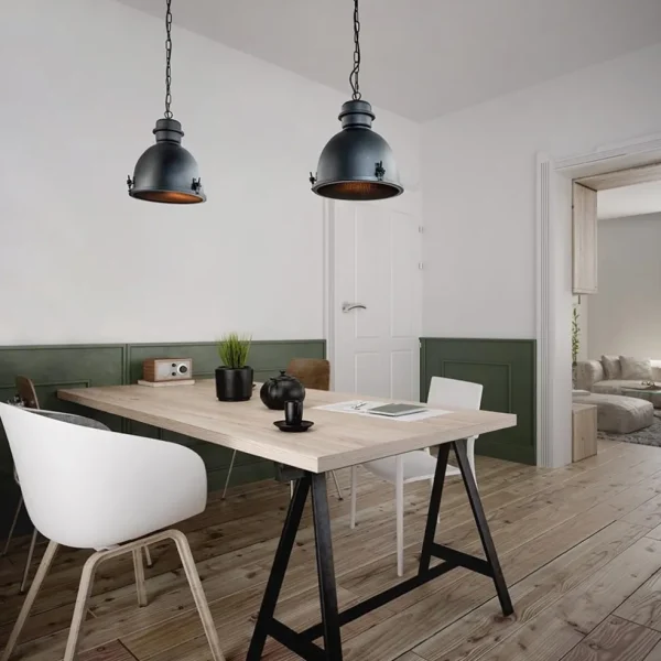 hanglamp_l_industrieel_zw_4.webp Discount Straluma Hanglamp 2L industrieel zwart/grill