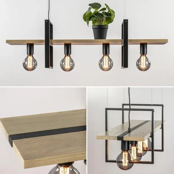hanglamp_l_zwart_met_hout_2-1.webp Cheap Straluma Hanglamp 4L zwart met houten planken