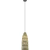 Outlet Straluma Hanglamp Latika smal zeegras naturel met zwart