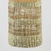 Outlet Straluma Hanglamp Latika smal zeegras naturel met zwart